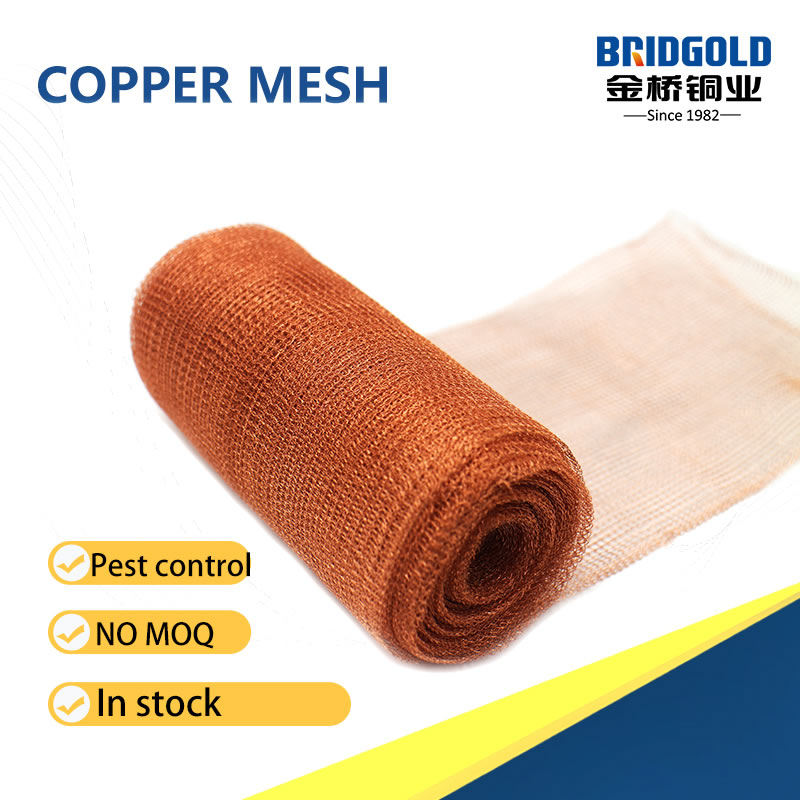 Factory Knitted Copper Mesh for Pest Control Fence in Stock
